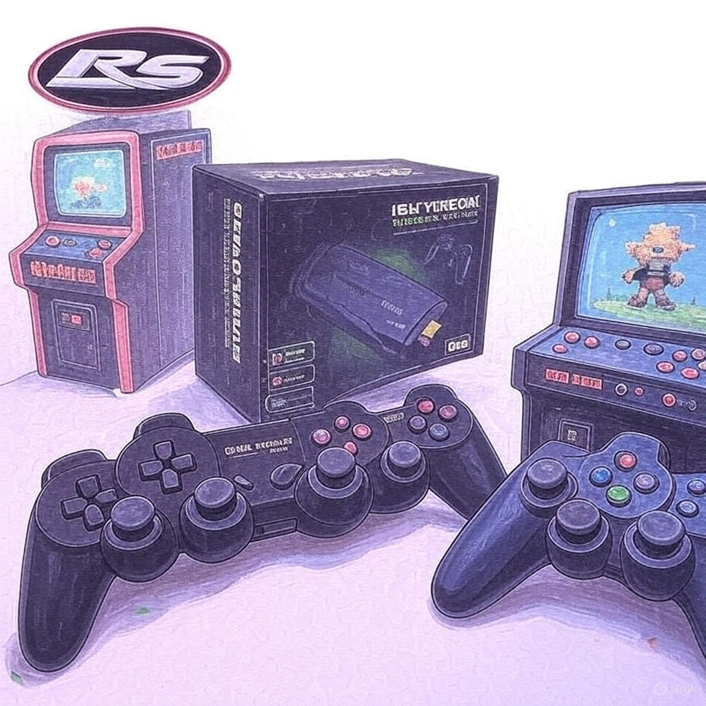 Videogame TV Stick Blulory Smart com 10.000 jogos retro classic - rs eletronicos sorocaba